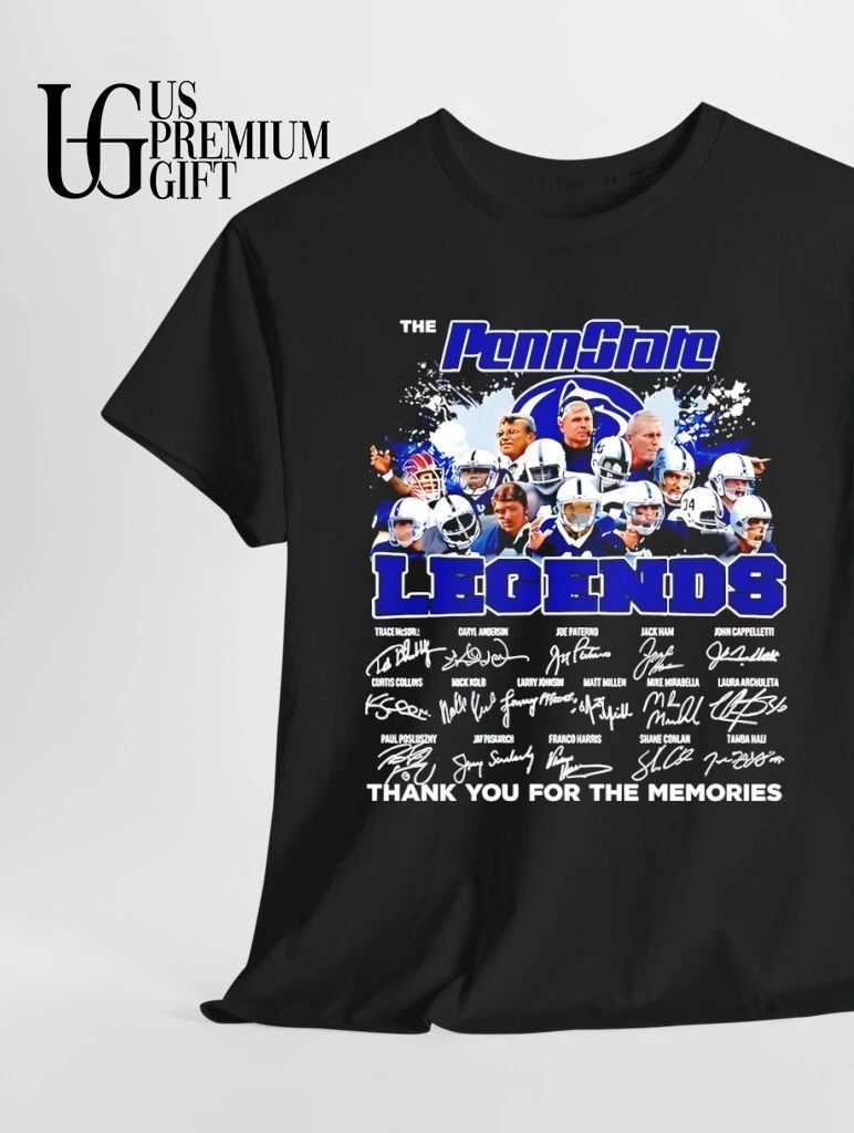 Penn State Nittany Lions Legends thank you for the memories signature shirt