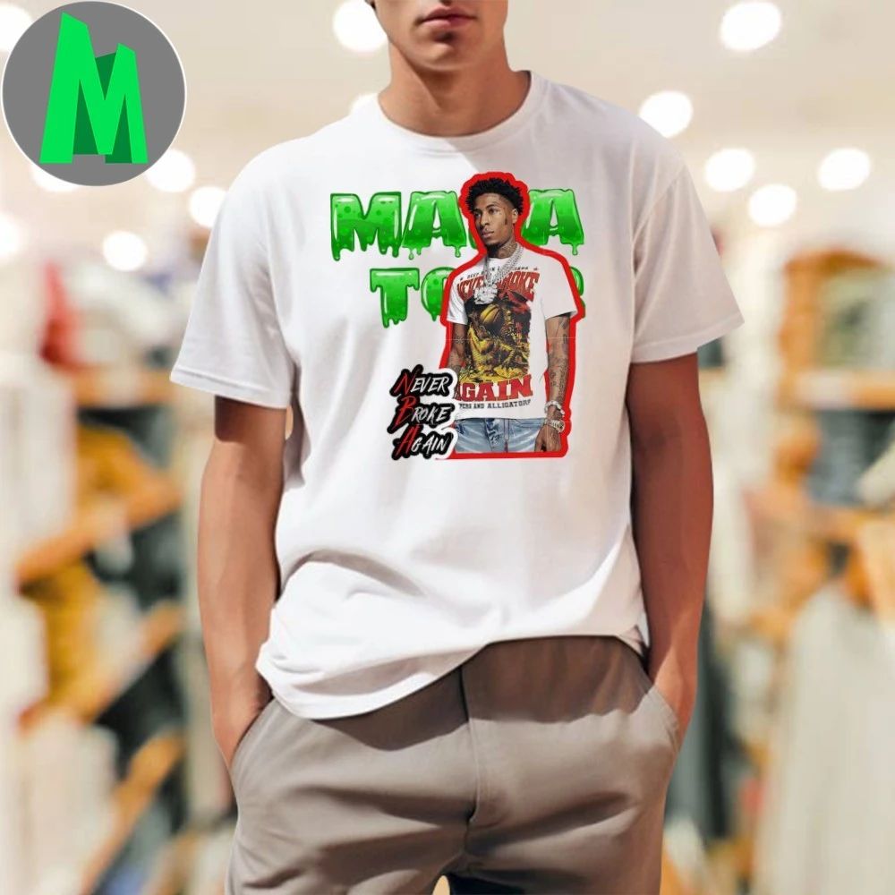 Masa Tour Never Broke again NBA YoungBoy 2025 Shirt