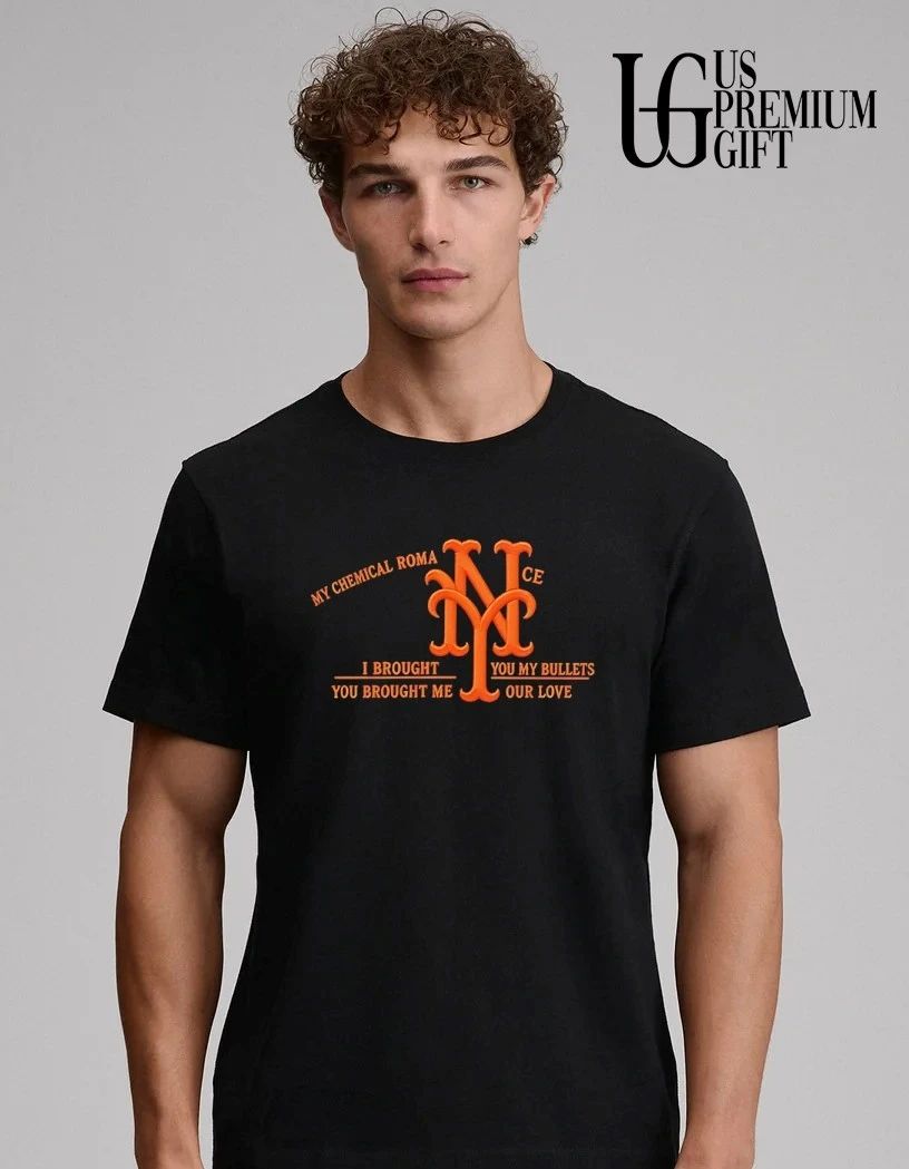 New York Mets My Chemical Romance I brought you my bullets you brought me your love shirt
