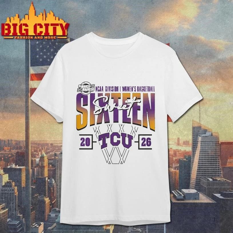 TCU Horned Frogs Women’s 2026 NCAA Women’s Basketball Tournament March Madness College Shirt