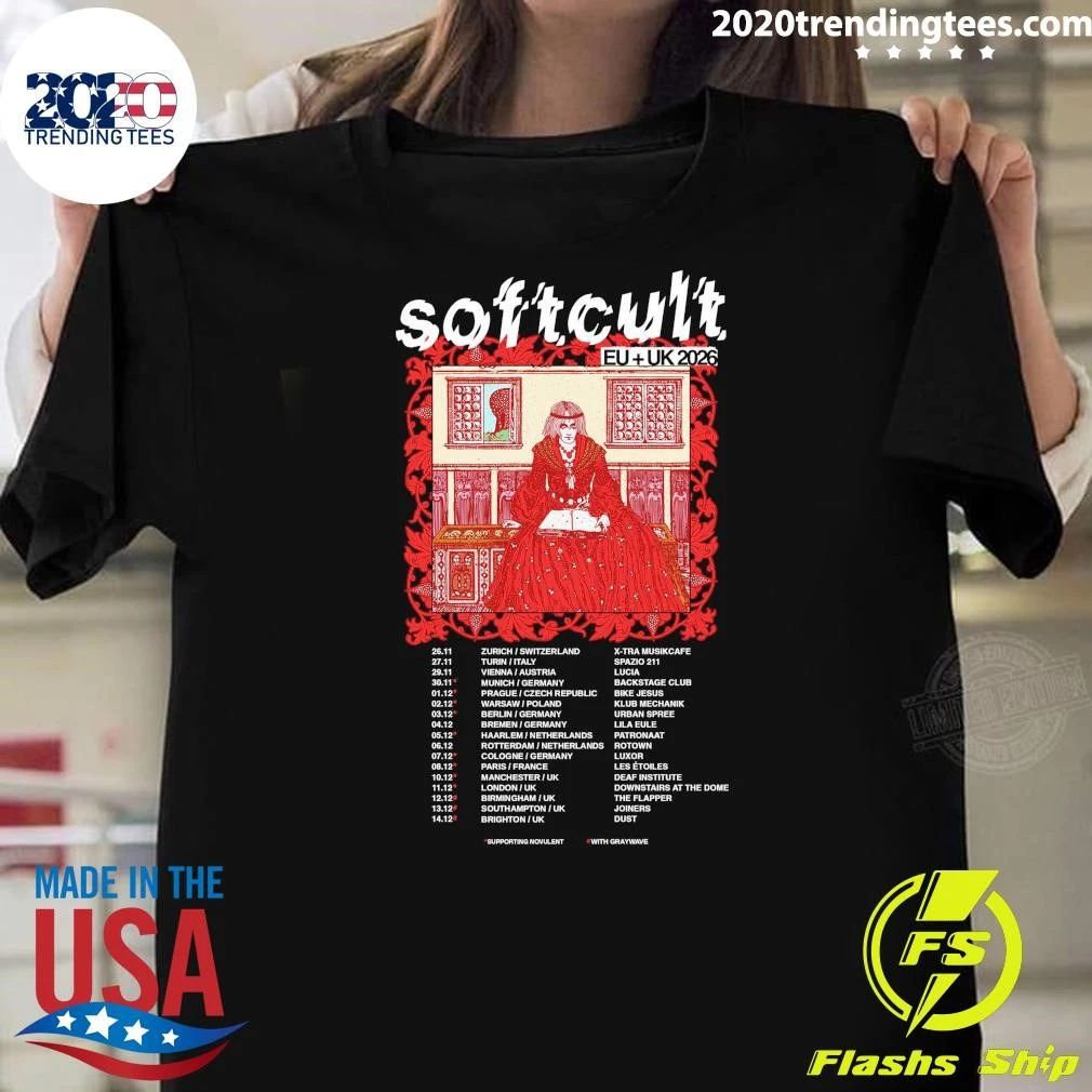 Softcult EU UK Tour 2026 Tour Shirt