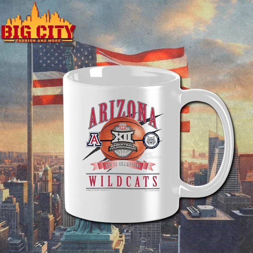 Arizona Wildcats 2026 Big 12 Men’s Basketball Tournament Champions Locker Room Shirt