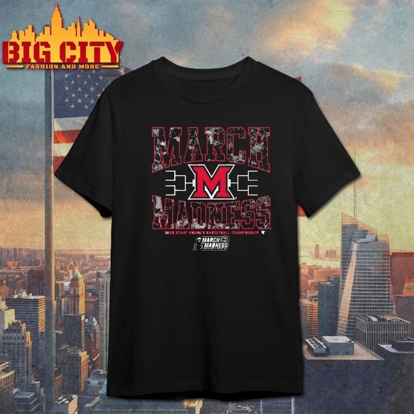 March Madness Miami (OH) RedHawks 2026 NCAA Women’s basketball championship T-shirt