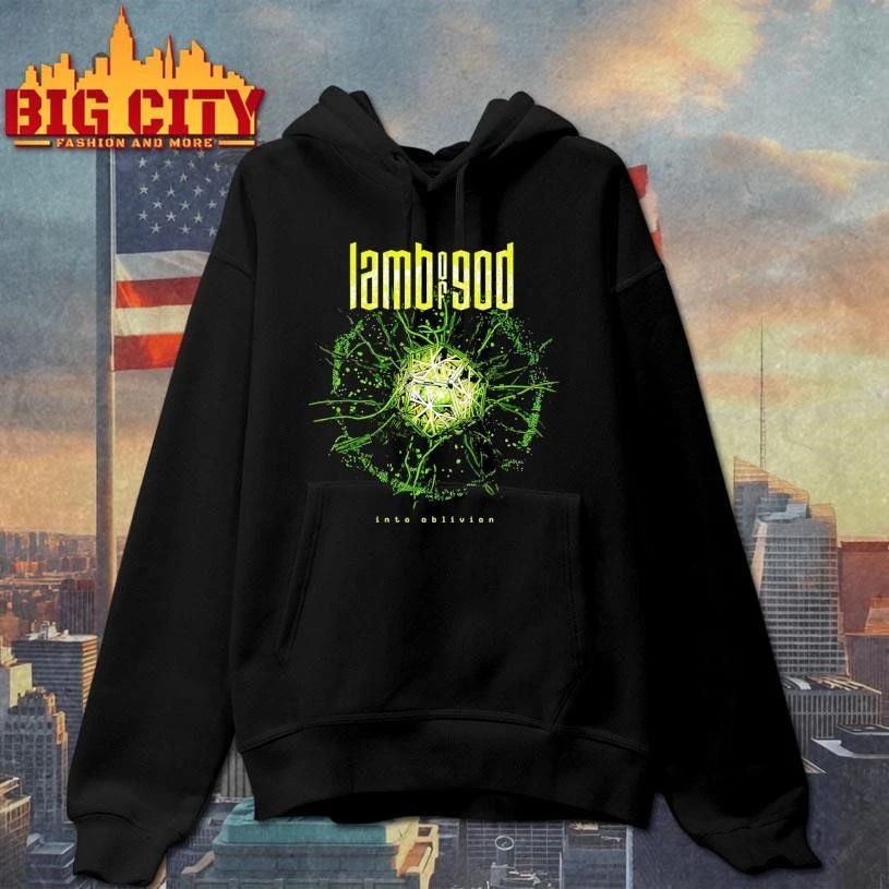 Lamb Of God Into Oblivion 10th Studio Album Cover Art Merch Burst Shirt