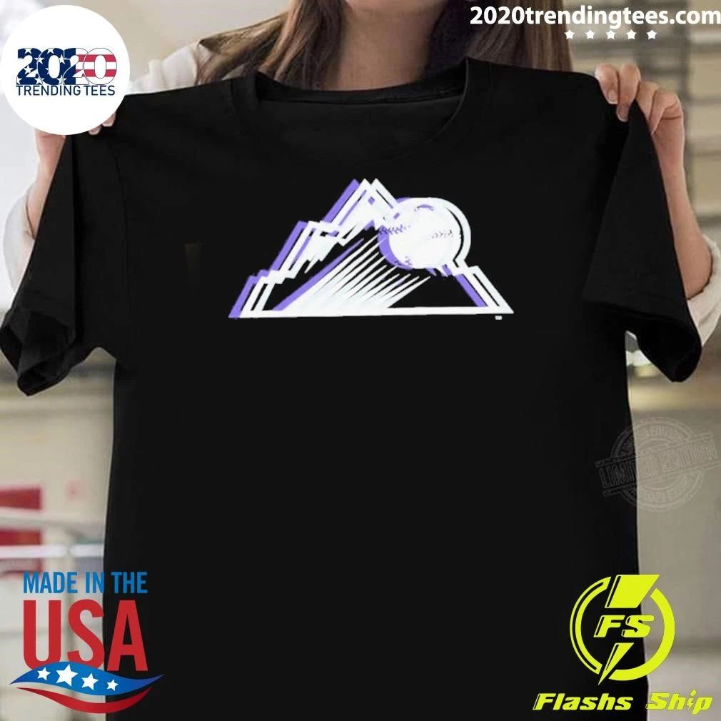Colorado Rockies Logo Glitch 2026 Mlb Season Shirt