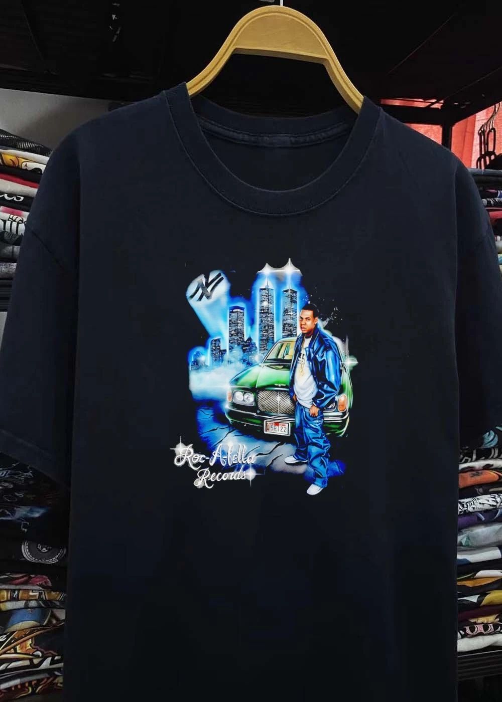 Roc-A-Fella Records Jay-Z Bentley Twin Towers shirt