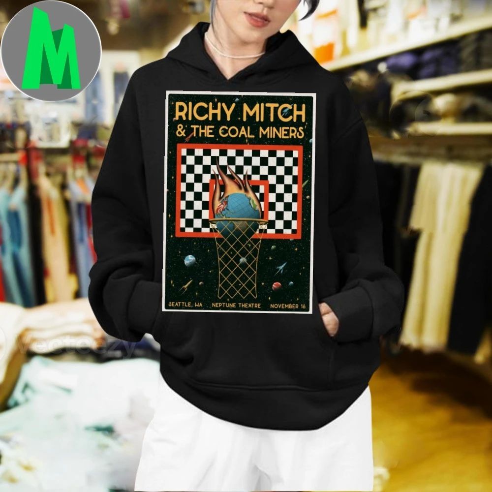 Richy Mitch And The Coal Miners Neptune Theatre in Seattle WA Nov 16 2025 Poster Shirt
