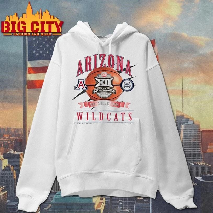Arizona Wildcats Big 12 Mens Basketball Champions Shirt