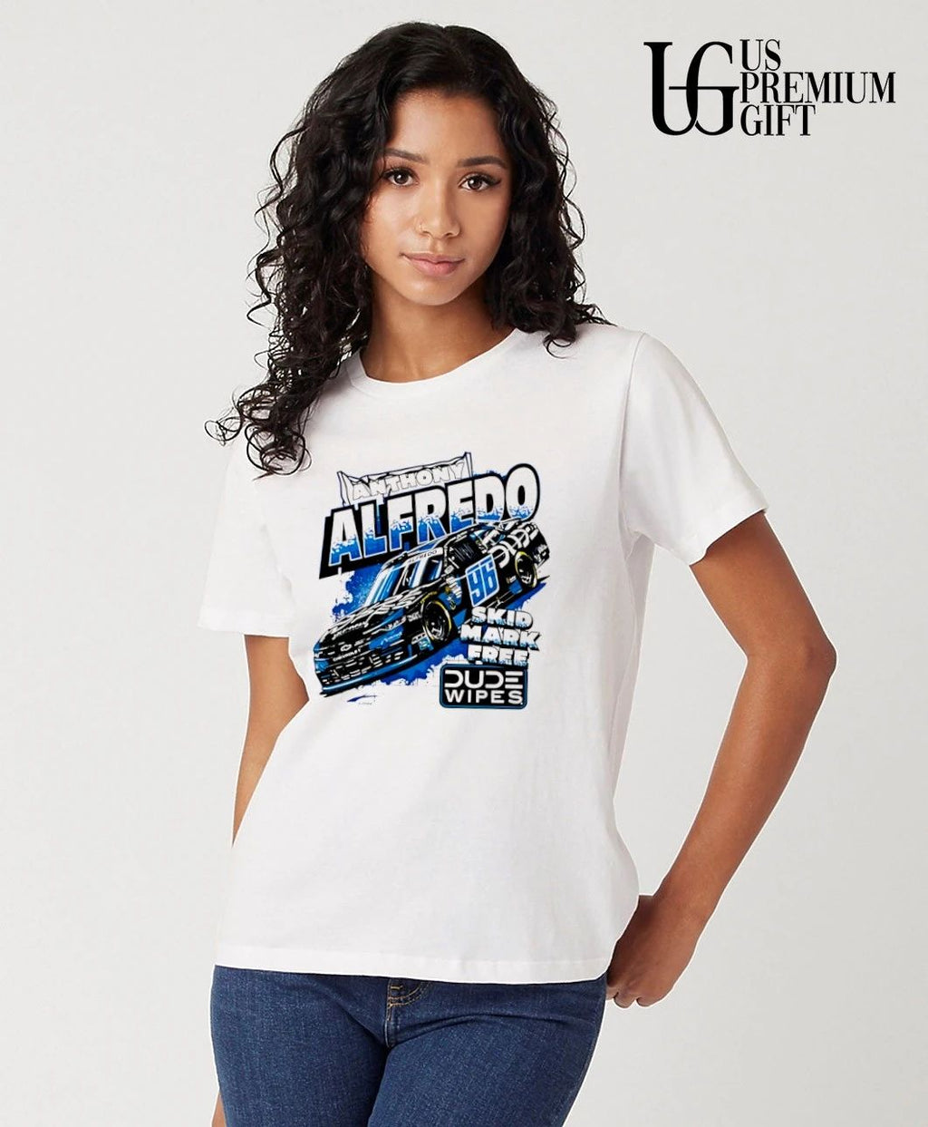 Anthony Alfredo 96 Dude Wipes Skid Mark Free Viking Motorsports shirt