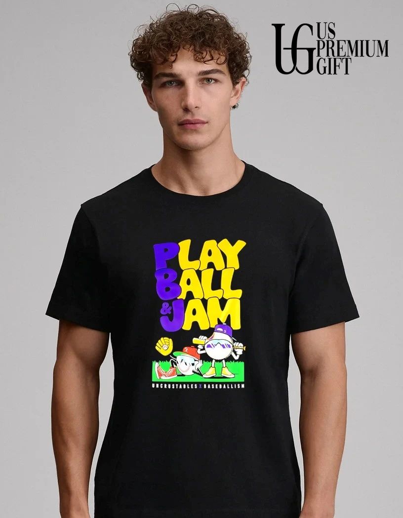 Play Ball and Jam baseball shirt