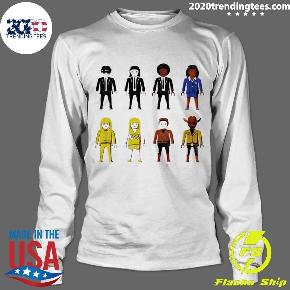 Tarantino Character Lineup Shirt