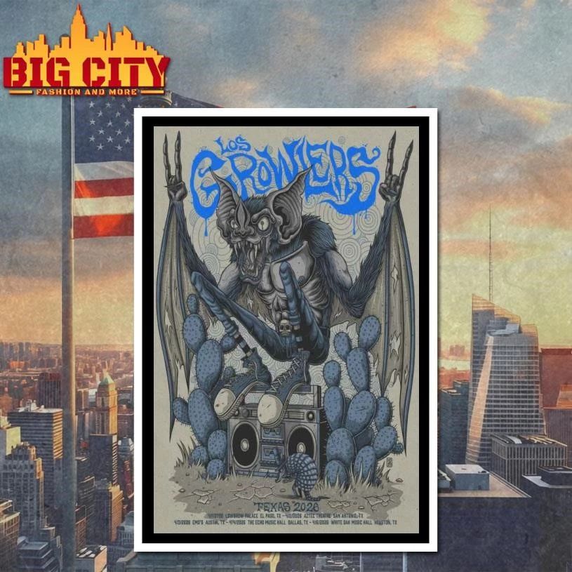 Los Growlers Band Texas 2026 Poster Shirt