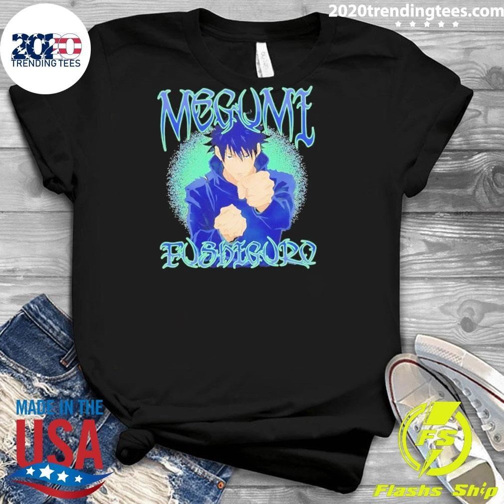 Jjk Megumi Fushiguro Portrait Action Anime Shirt