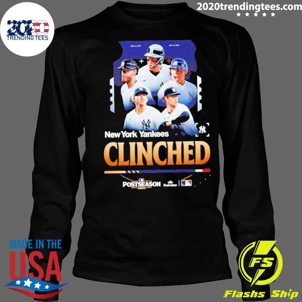 New York Yankees Clinched Postseason 2026 Shirt