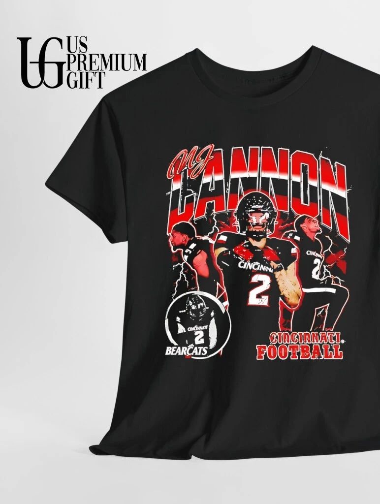 MJ Cannon Illustration Cincinnati Bearcats Football 2026 graphic shirt