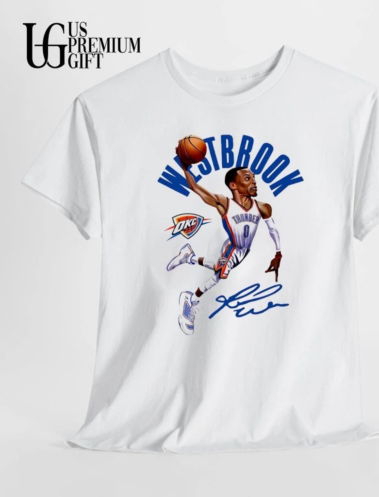 Russell Westbrook Oklahoma City Thunder NBA Westbrook Thunder signature shirt