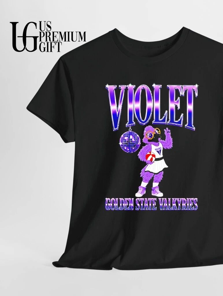 Violet Disco Golden State Valkyries mascot shirt