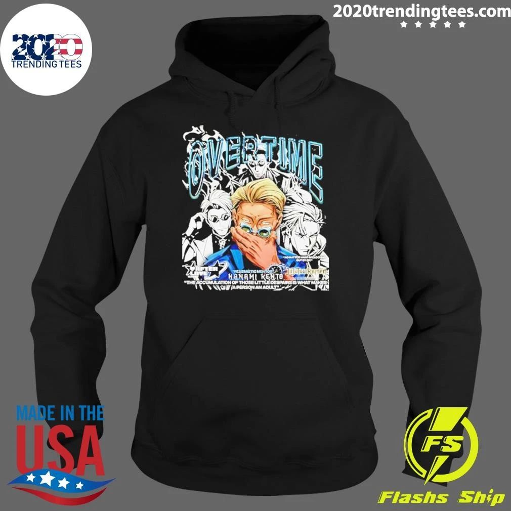 Nanami Kento Overtime Jujutsu Kaisen Pessimistic Mentor Shirt