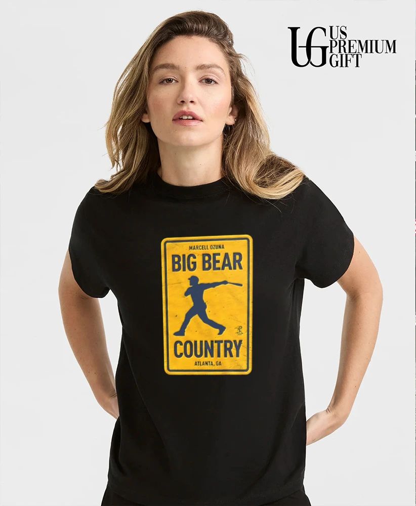 Big Bear Country Marcell Ozuna Pittsburgh Pirates baseball shirt