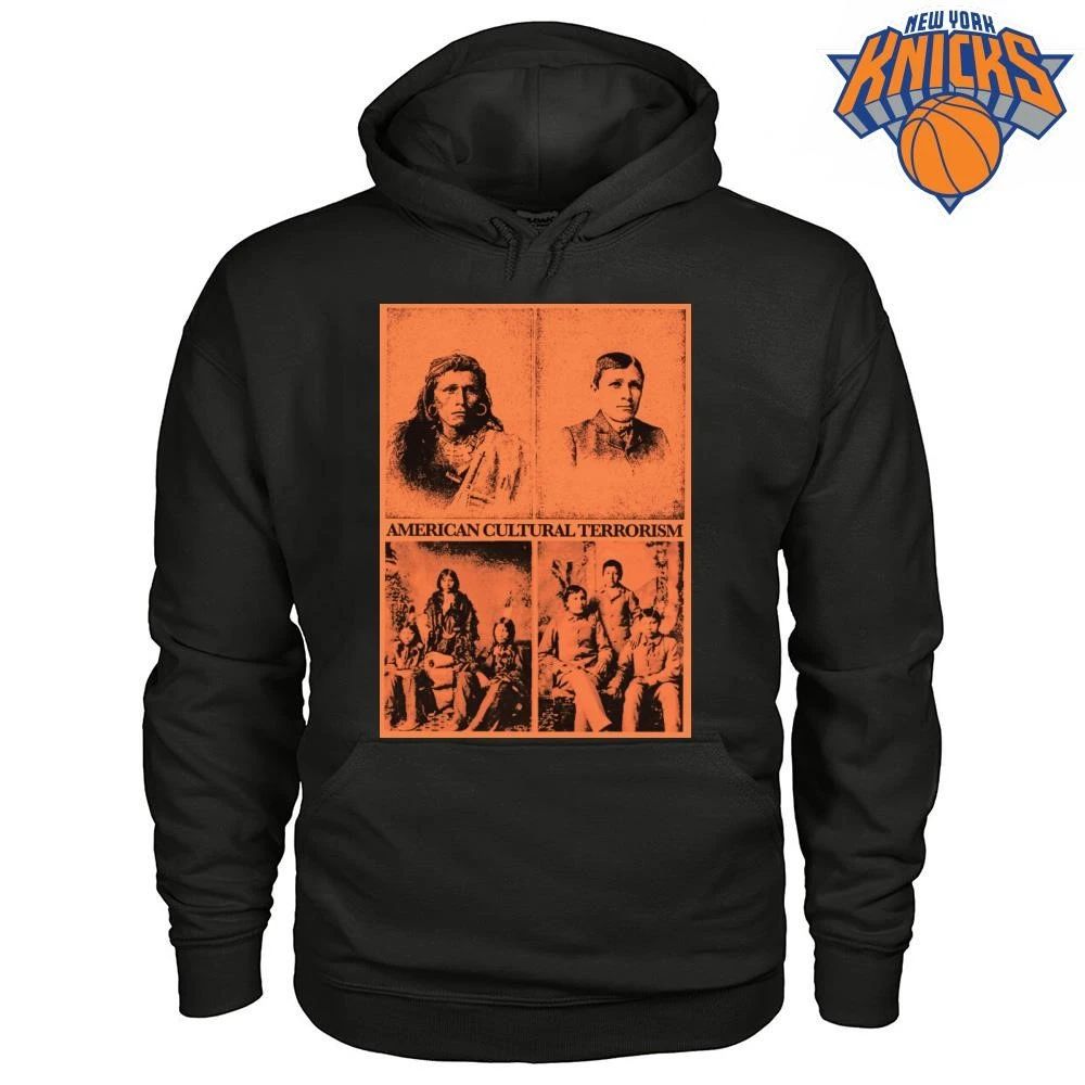 American Cultural Terrorism Native American Historical Assimilation Political Protest T Shirt