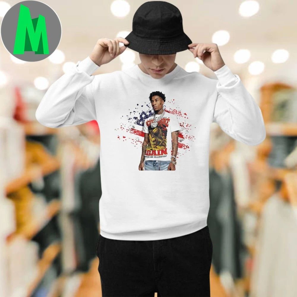 NBA YoungBoy American Flag 2025 Shirt