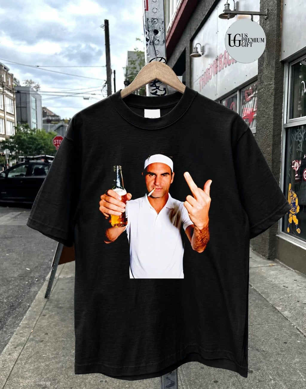 Roger Federer Drink Beer shirt