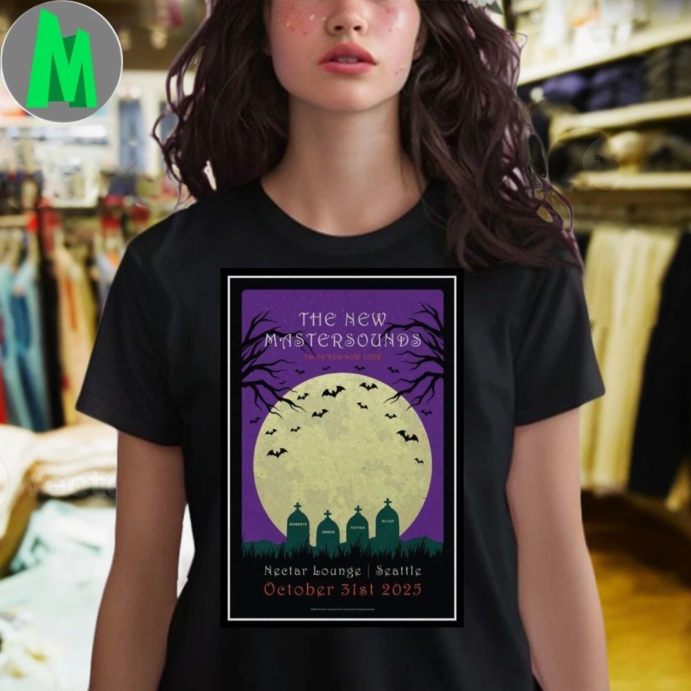 The New Mastersounds October 31 2025 Seattle, Washington Poster Shirt