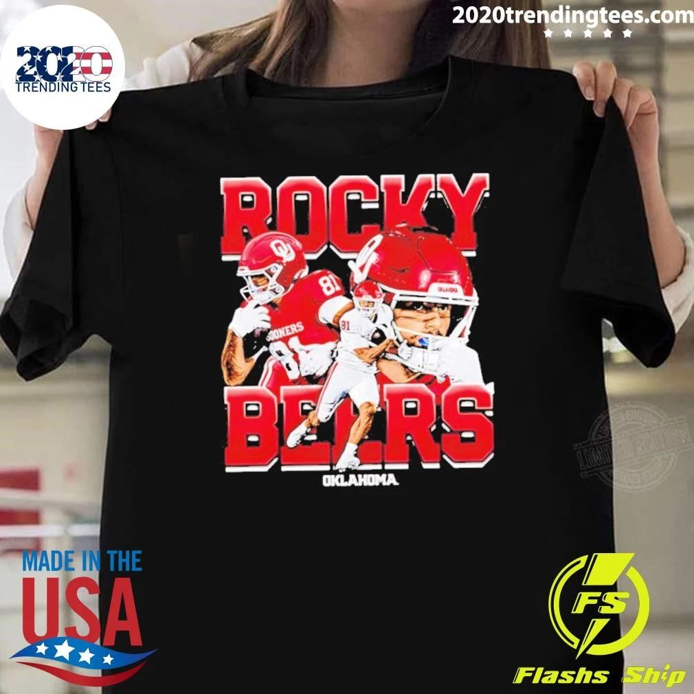 Rocky Beers Oklahoma Sooners Football Player Graphic Shirt
