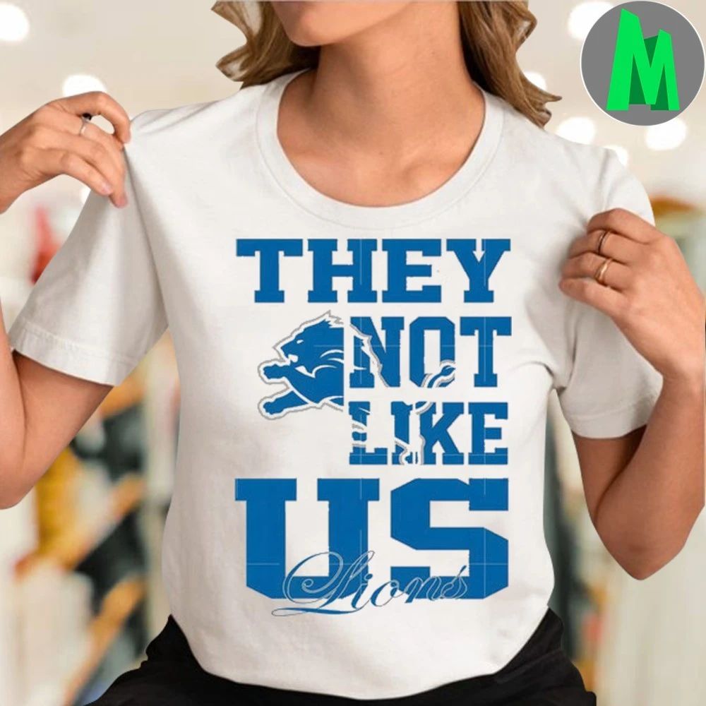 They not like us lions Logo 2025 T-Shirt