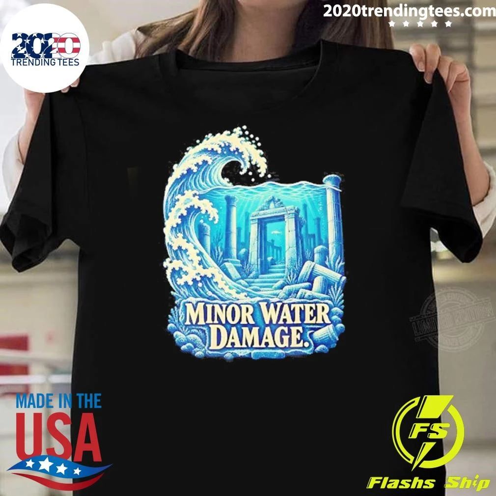 Minor Water Damage Underwater Ruins Ancient Architecture Shirt