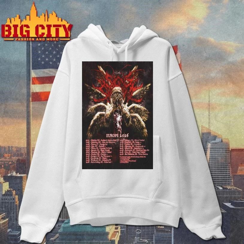 Signs Of The Swarm Europe 2026 Tour Poster Shirt