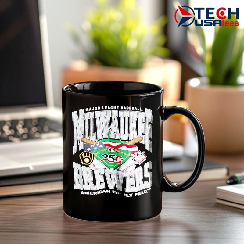 Milwaukee Brewers Commemorative 250th America Family Field shirt
