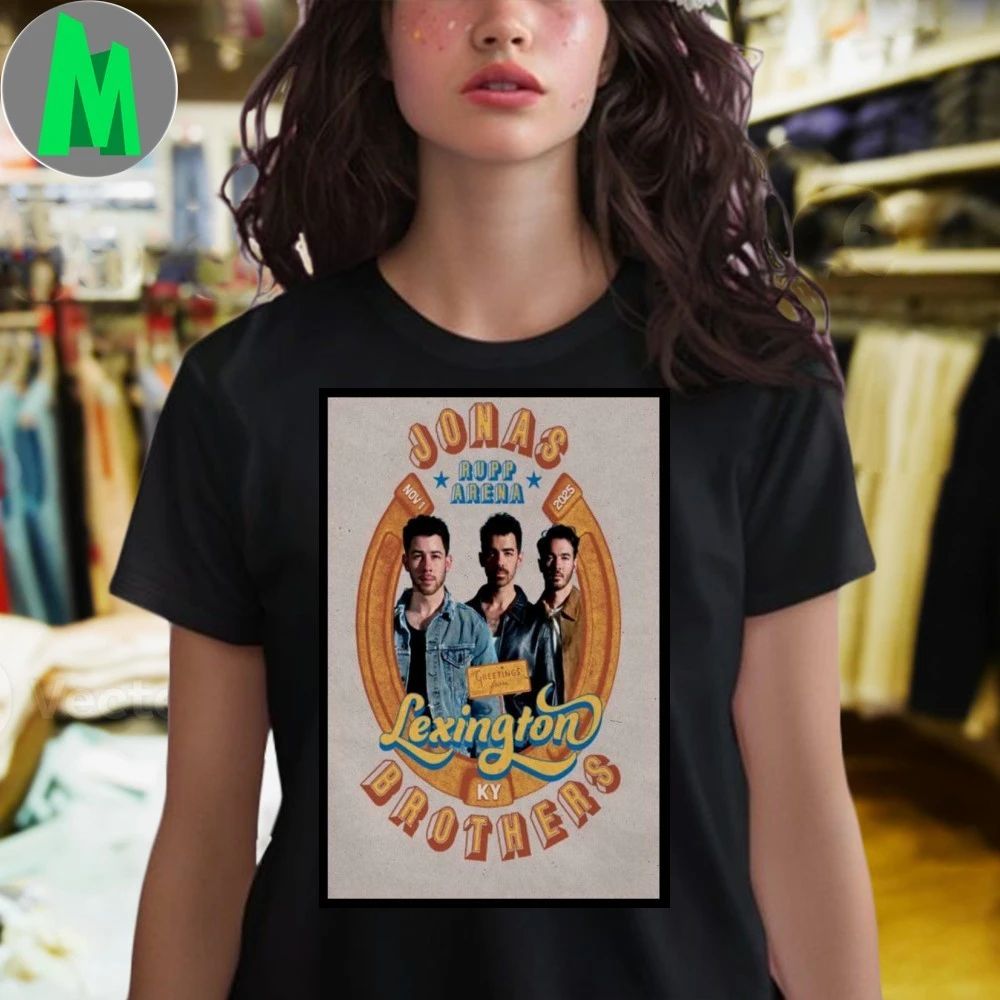 Jonas Brothers Rupp Arena, Lexington, KY 2025 Poster Shirt