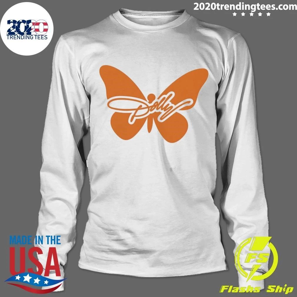 Dolly Tennessee Orange Butterfly Shirt