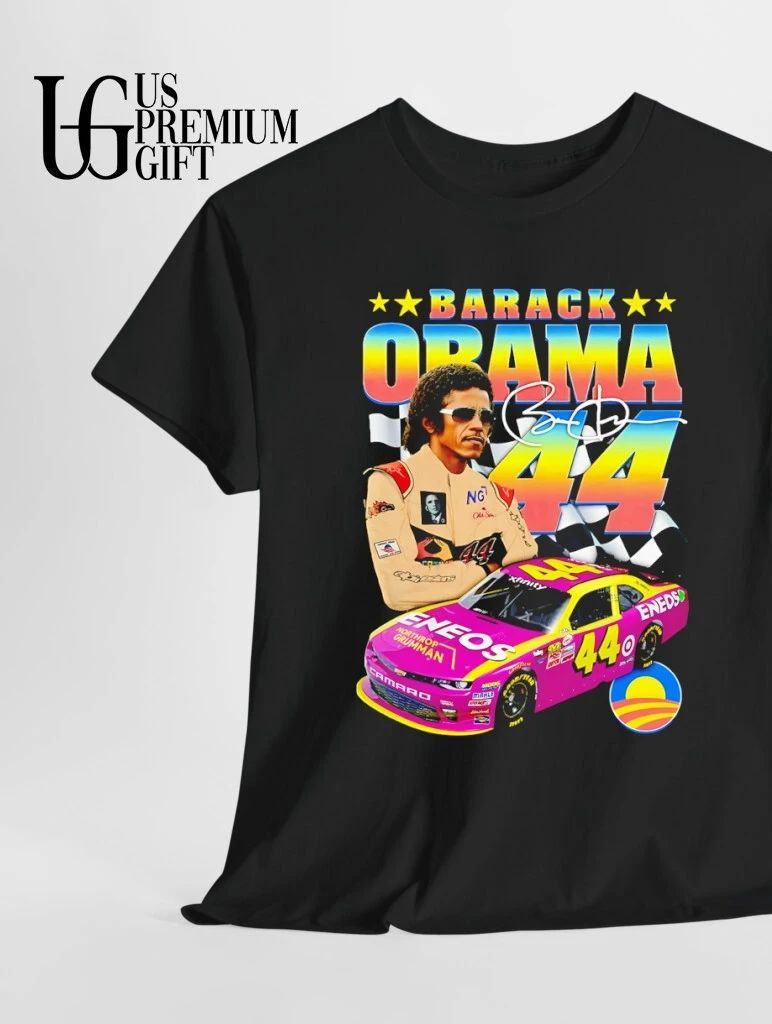 Barack Obama No 44 Racing shirt