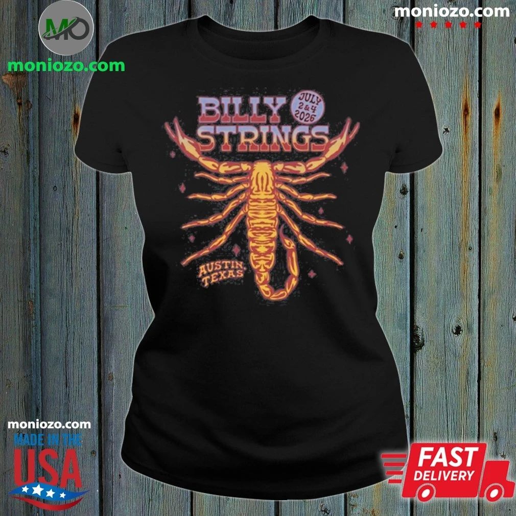 Billy Strings Scorpion Austin TX Jul 2-4 2026 Shirt
