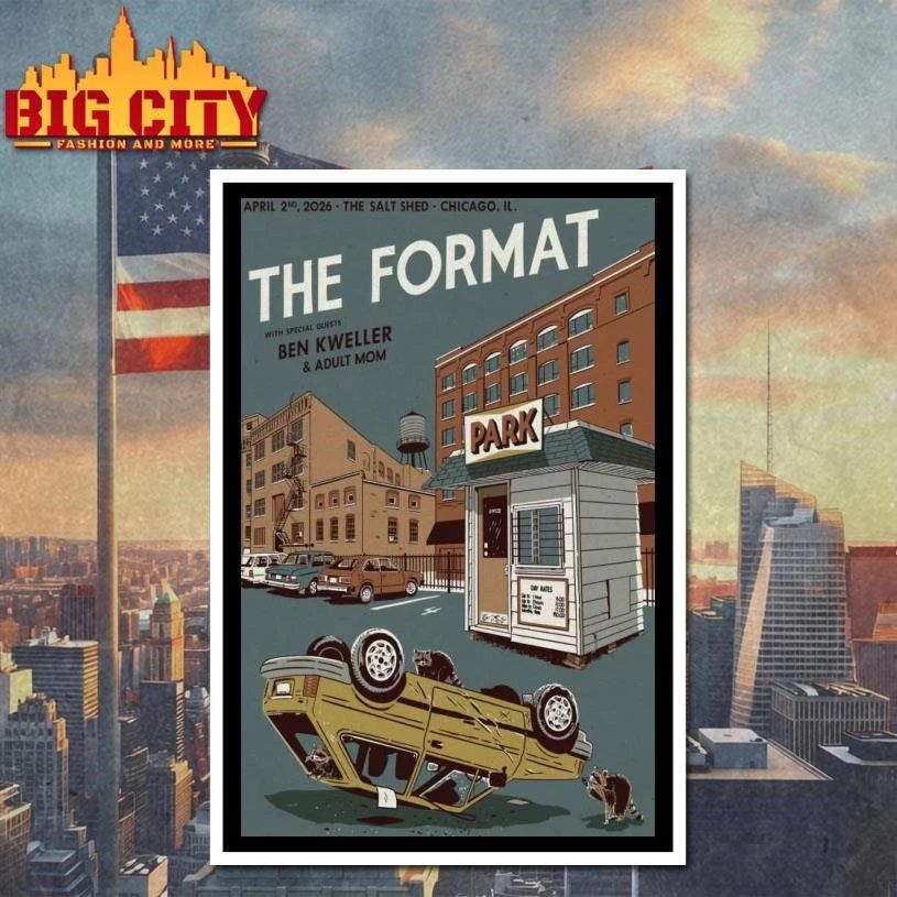 The Format April 1 2026 The Salt Shed Chicago, IL Poster Shirt