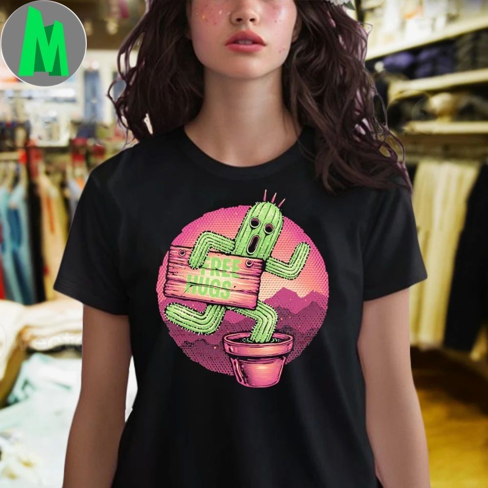 Huggable Cactus Free Hugs Shirt