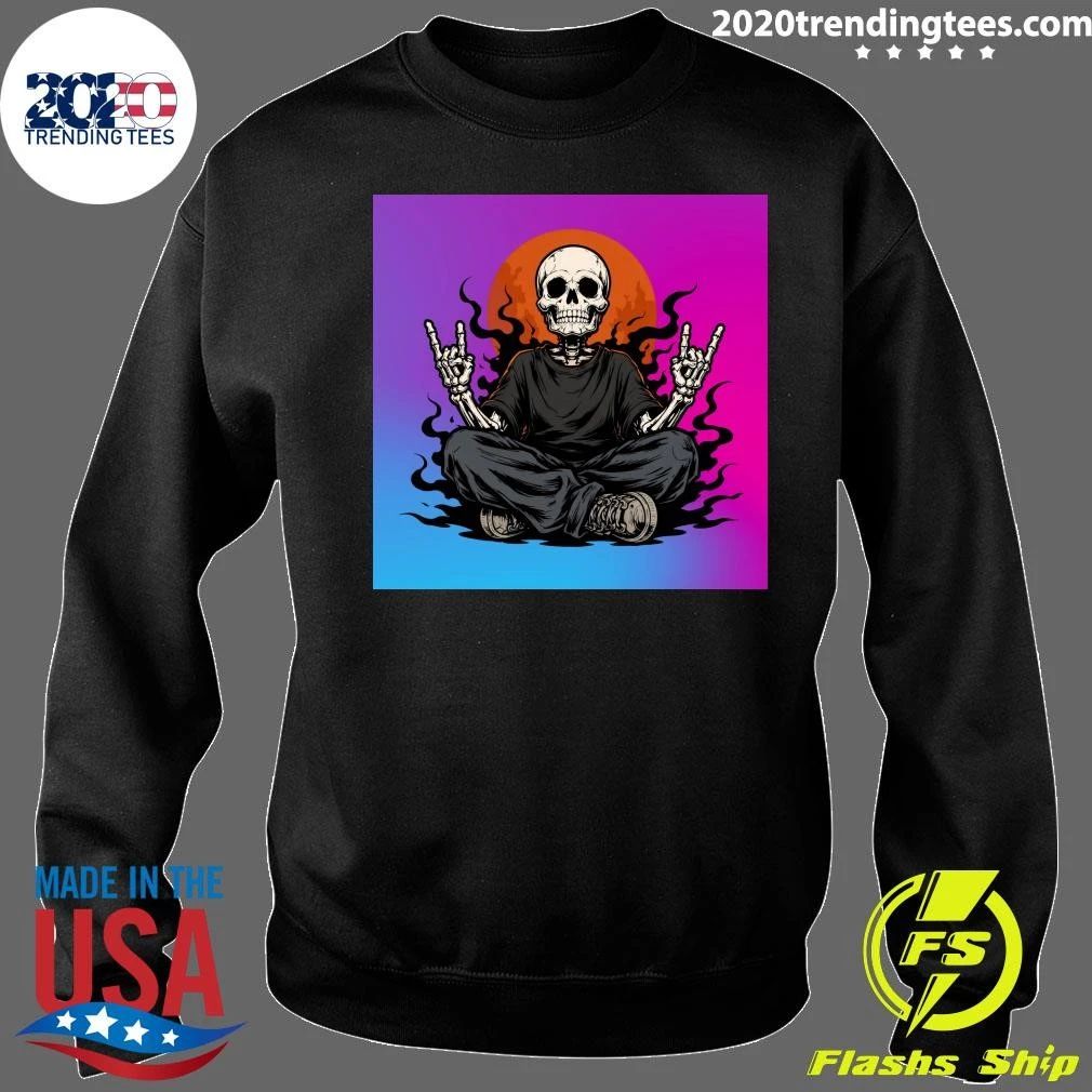 Rock Hand Skeleton Shirt