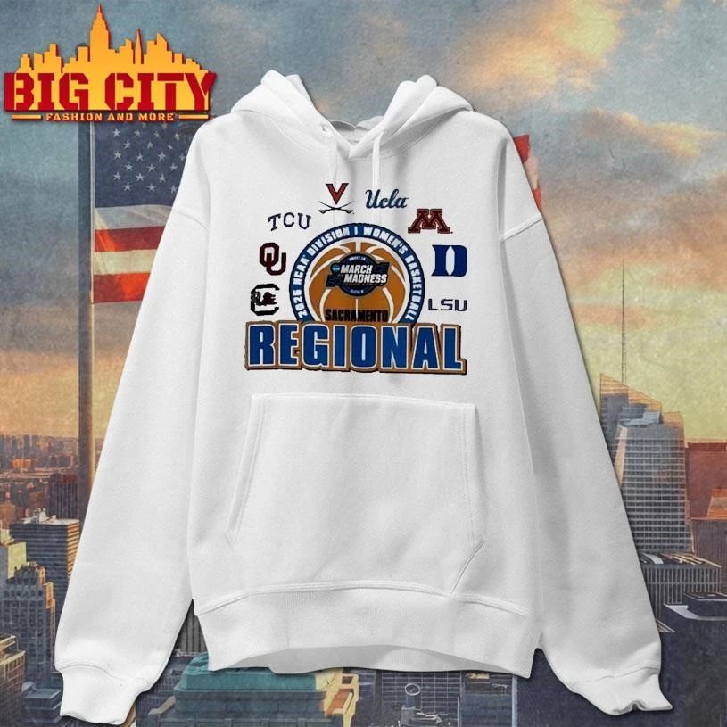 2026 NCAA Women’s Basketball Tournament March Madness Sacramento Regional College Shirt