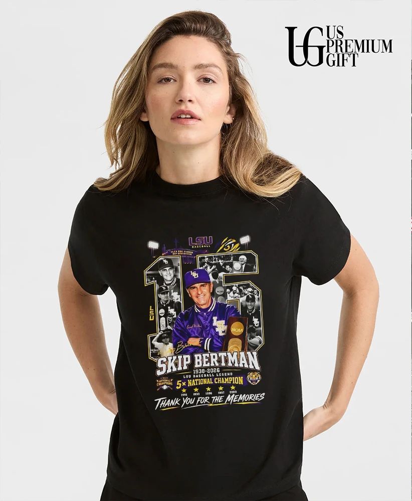 Skip Bertman LSU Baseball Legend 5X National Champion Thank You For The Memories shirt