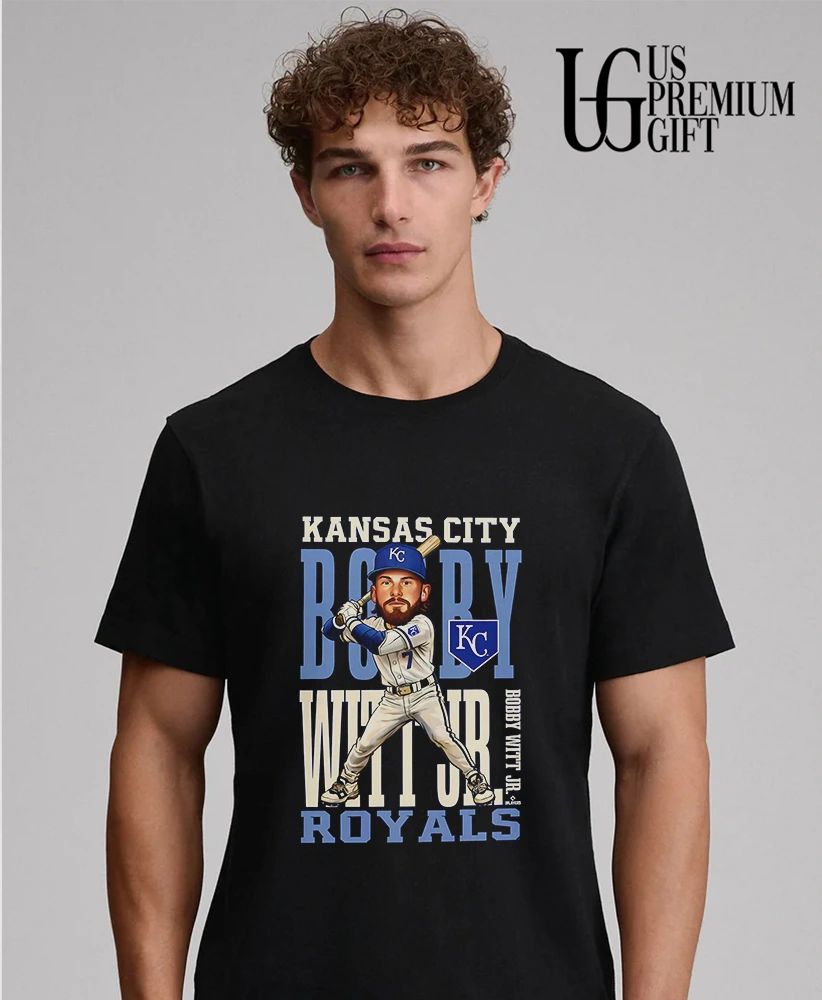 Bobby Witt Jr. Kansas City Royals baseball 2026 caricature shirt