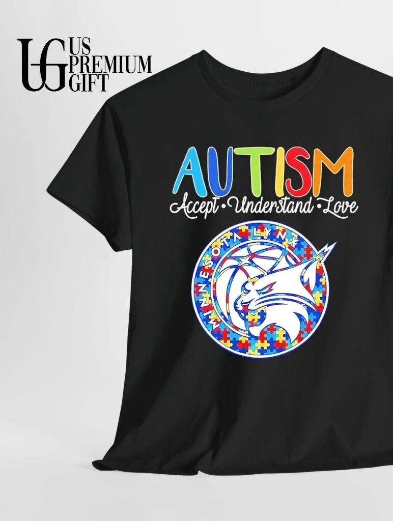 Minnesota Lynx Autism Awareness Accept Understand Love Basketball 2026 shirt