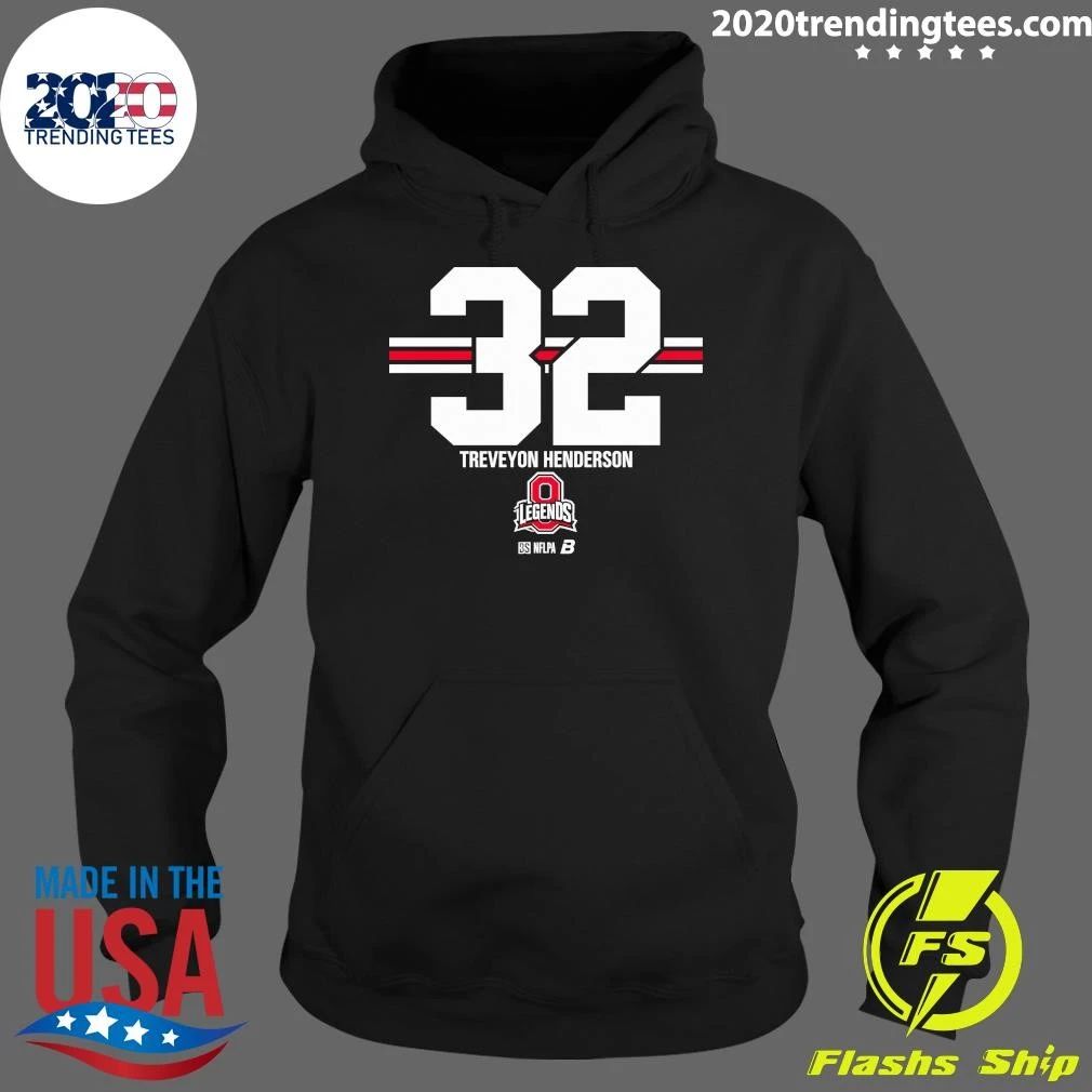 Ohio State Football TreVeyon Henderson 32 Stripe Shirt