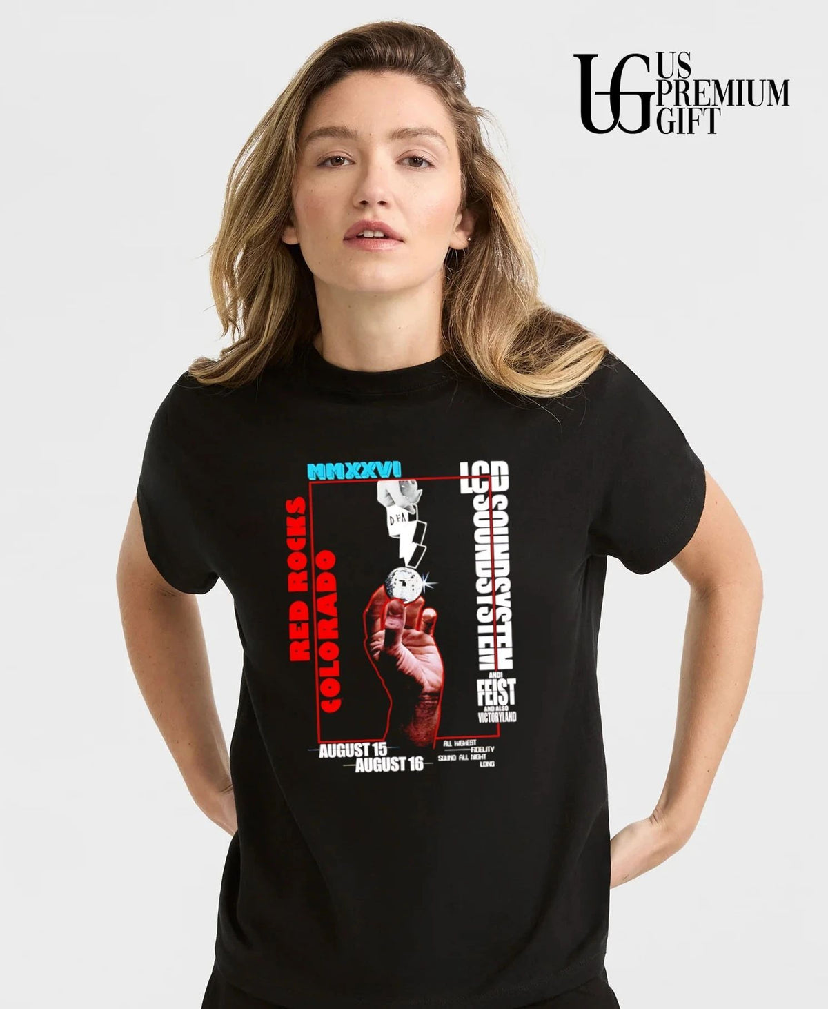 LCD Soundsystem Red Rocks August 2026 shirt