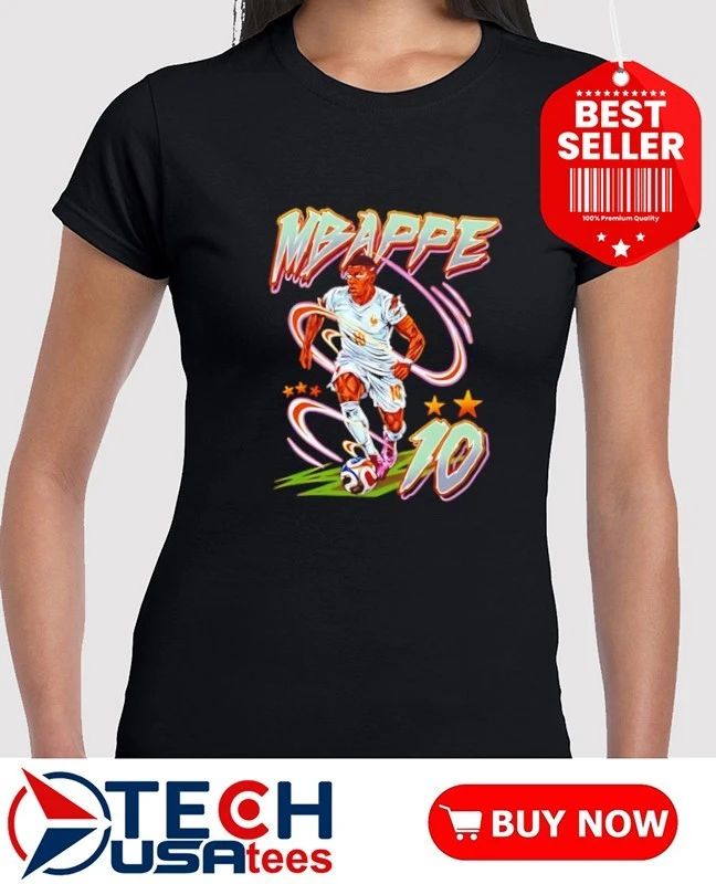 Kylian Mbappe No. 10 France National Team 2026 World Cup shirt