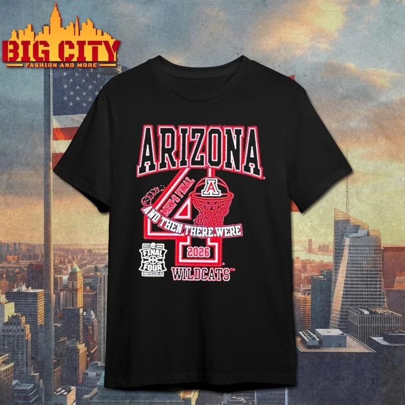 Arizona Wildcats Mens Basketball 2026 Final Four Number Shirt