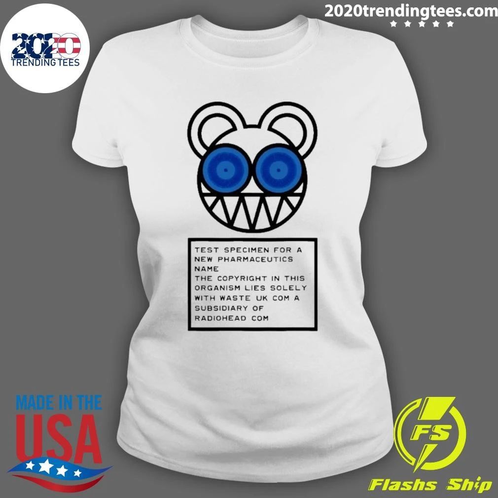 Waste Bear Radiohead Test Specimen Organism Shirt