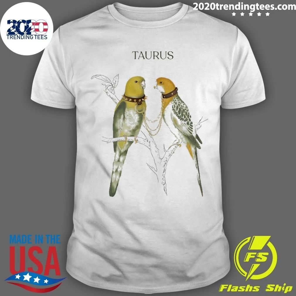 Taurus Parrots Astrology Zodiac Birds Shirt