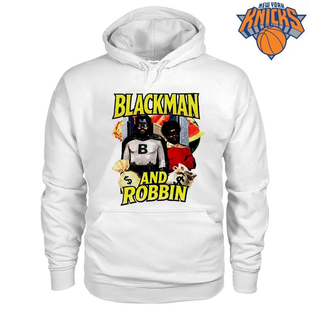 Blackman And Robbin 90s Bootleg Rap Vintage Parody Meme Graphic Shirt